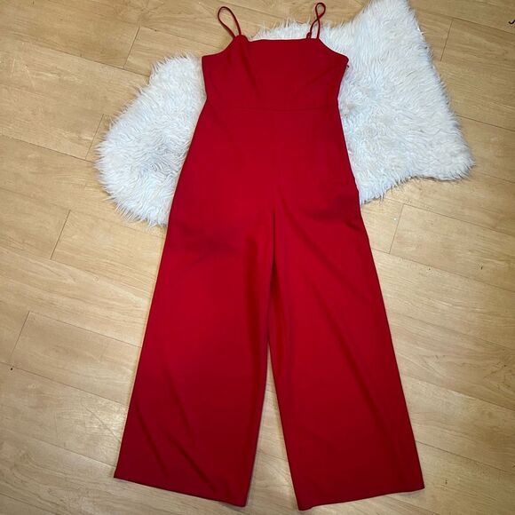 Urban Outfitters red jumpsuit L - Picture 2 of 11